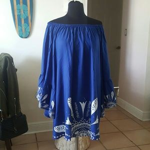 New Venus blue tunic one size